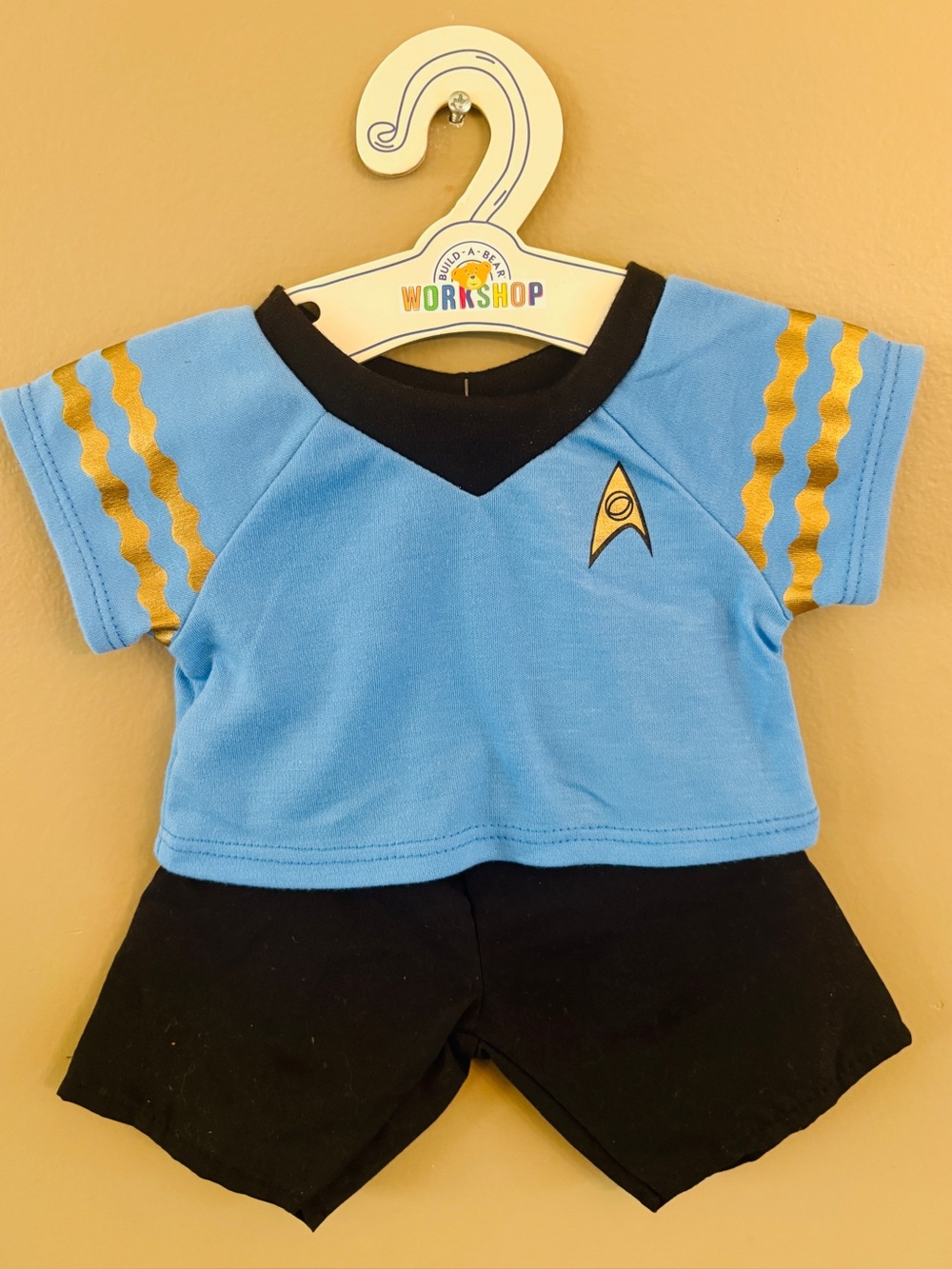 NWT 2016 Build-A-Bear Workshop Star Trek Blue Uniform